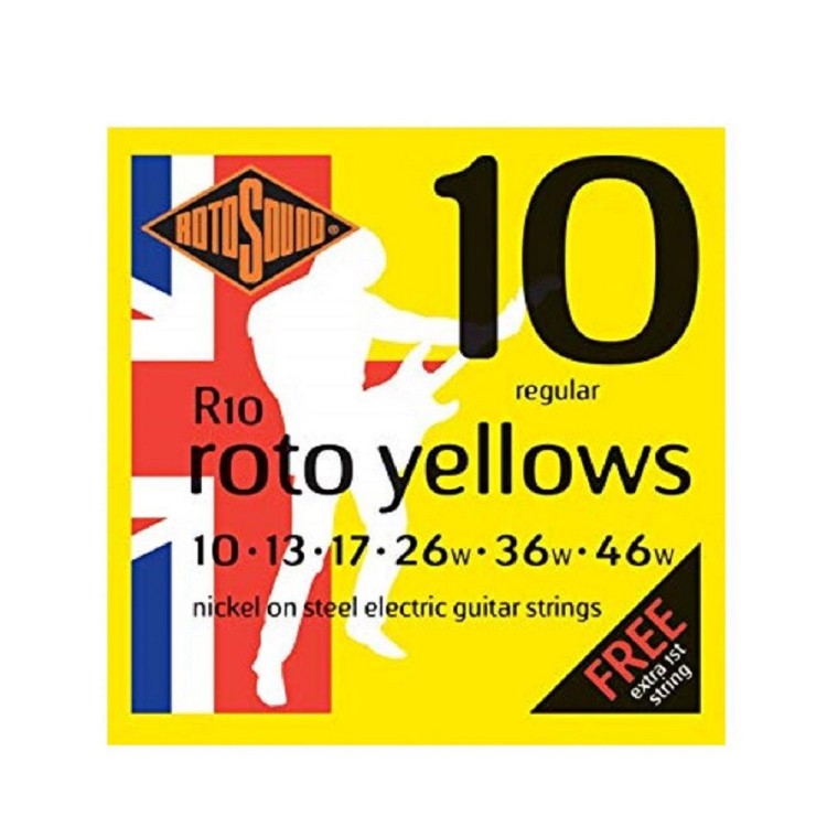Rotosound Roto Yellows Nickels Steel 10 - 46 鎳合金電吉他弦